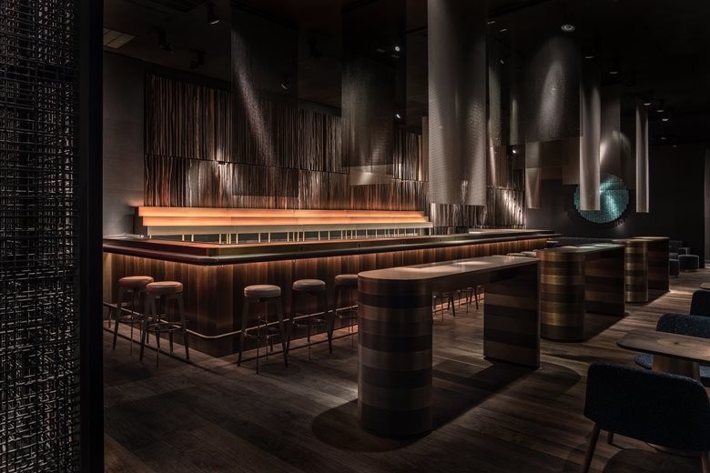 Eastern Zen-inspired Bar Restaurant Interior Eastern Zen-inspired Bar Restaurant Interior
